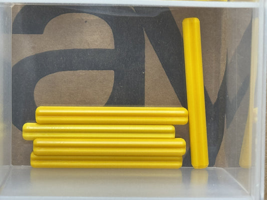 LEGO Parts - Yellow Technic, Axle 5L - No 32073 - QTY 5