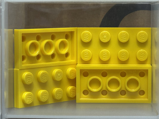 LEGO Parts - Yellow Plate 2 x 4 - No 3020 - QTY 5